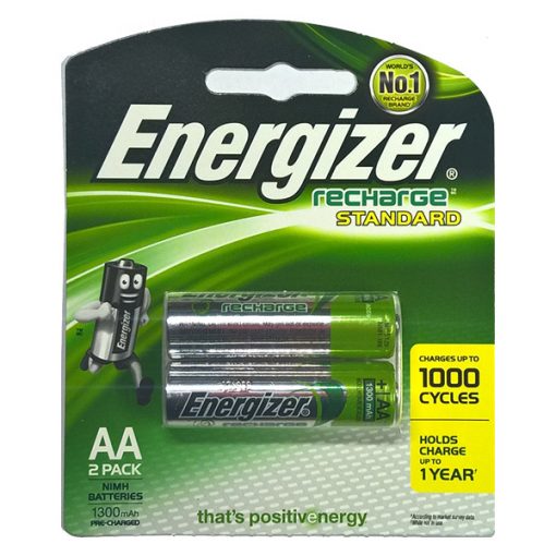 Pin sạc AA HR6 Energizer Ni-Mh 1.2V 1300 mAh vỉ 2 viên