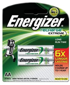 Pin sạc AA HR6 Energizer Ni-Mh 1.2V 2300 mAh vỉ 2 viên