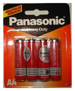 Pin tiểu AA R6 Panasonic Hi-Top Carbon R6DT/4B 1.5V vỉ 4 viên