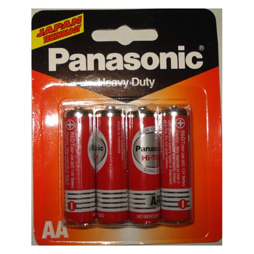 Pin tiểu AA R6 Panasonic Hi-Top Carbon R6DT/4B 1.5V vỉ 4 viên