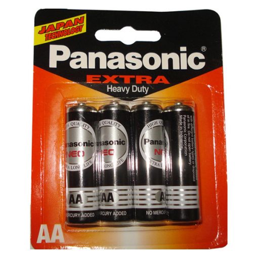 Pin tiểu AA R6 Panasonic Neo Carbon R6NT/4B 1.5V vỉ 4 viên