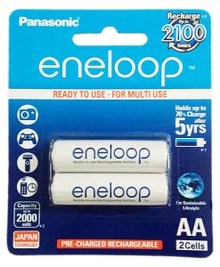 Pin tiểu sạc AA Panasonic Eneloop BK-3MCCE/2B Ni-Mh 1.2V 1900mAh vỉ 2 viên