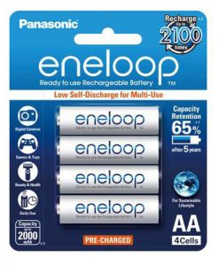 Pin tiểu sạc AA Panasonic Eneloop BK-3MCCE/4B Ni-Mh 1.2V 1900mAh vỉ 4 viên