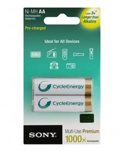 Pin sạc AA HR6 Sony NH-AA-B2KN Ni-Mh 1.2V 2100 mAh vỉ 2 viên