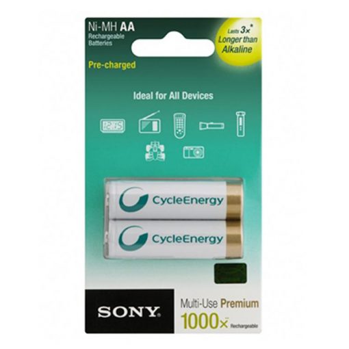 Pin sạc AA HR6 Sony NH-AA-B2KN Ni-Mh 1.2V 2100 mAh vỉ 2 viên