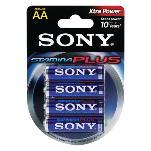 Pin AA LR6 Sony Stamina Plus AM3-B4A vỉ 4 viên