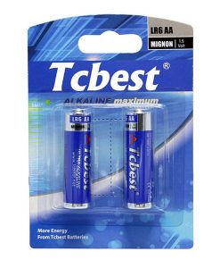 Pin tiểu AA LR6 Tcbest Alkaline vỉ 2 viên